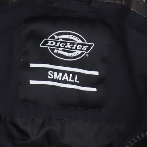 Dickies Men’s Black Small Hooded 1/4 Zip Anorak Jacket