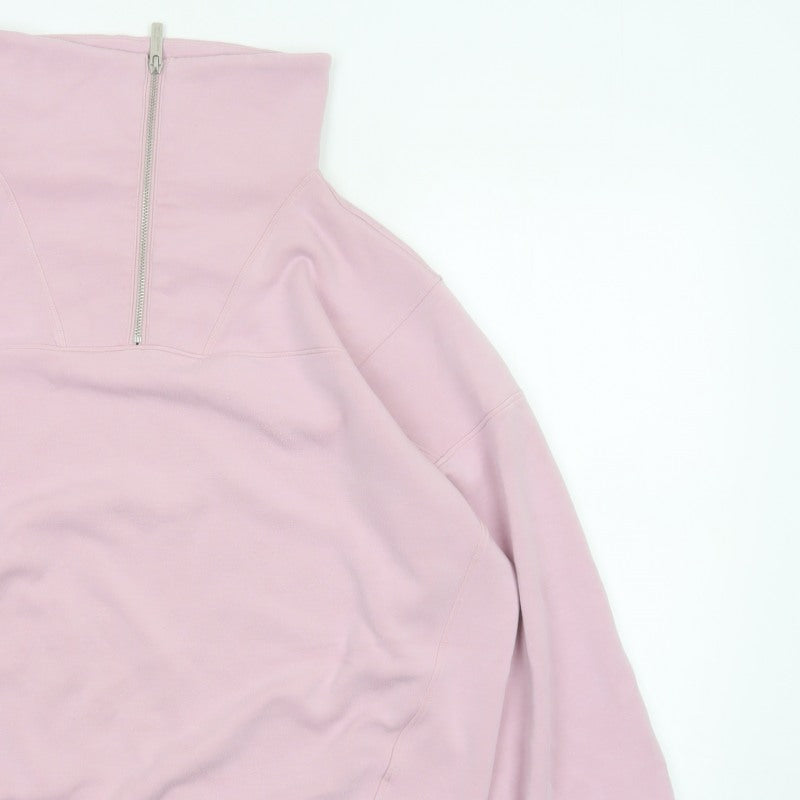 Crew Clothing Company Women Pink XL Pullover Half Zip Sweatshirt