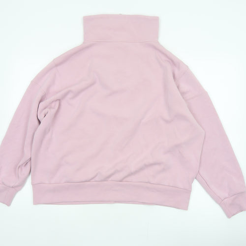 Crew Clothing Company Women Pink XL Pullover Half Zip Sweatshirt