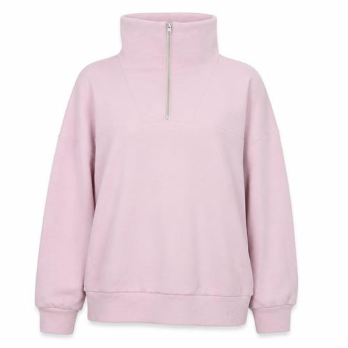 Crew Clothing Company Women Pink XL Pullover Half Zip Sweatshirt