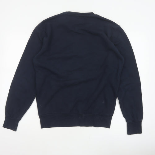 Ellesse Men’s Blue M Pullover Crew Neck 1959 Logo Sweatshirt