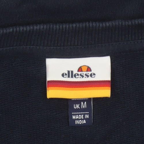 Ellesse Men’s Blue M Pullover Crew Neck 1959 Logo Sweatshirt