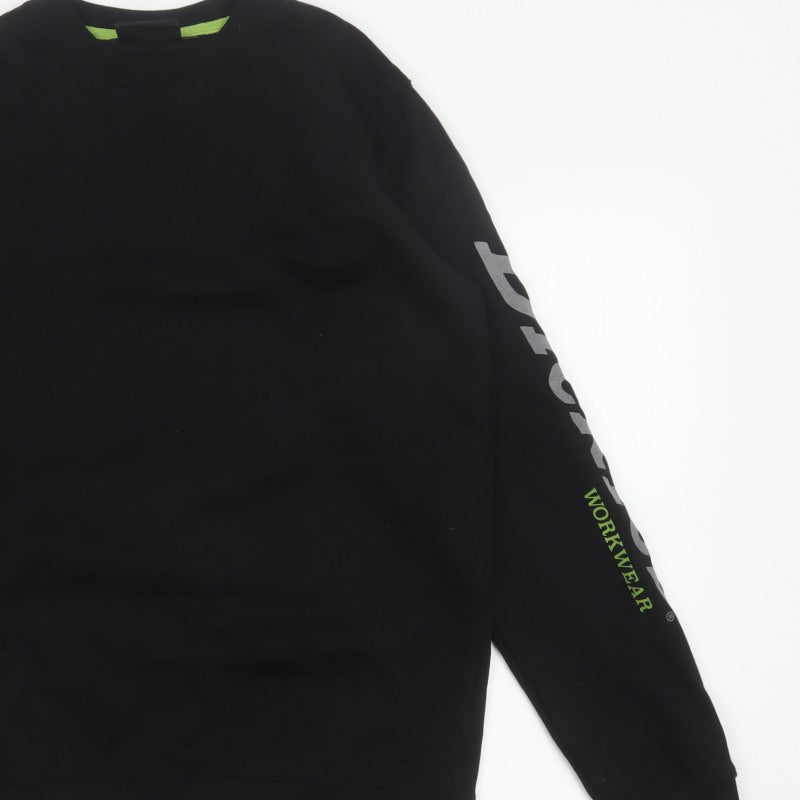 Dickies Men’s Black M Pullover Crew Neck Logo Graphic Sweatshirt