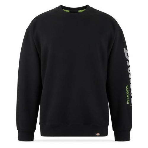 Dickies Men’s Black M Pullover Crew Neck Logo Graphic Sweatshirt