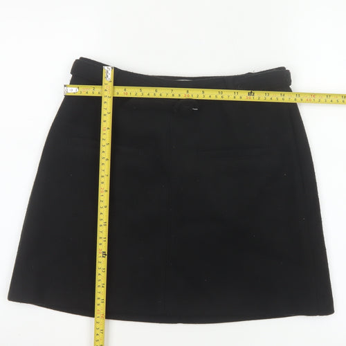 Abercrombie & Fitch Women's Black S A-Line Mini Skirt Lined