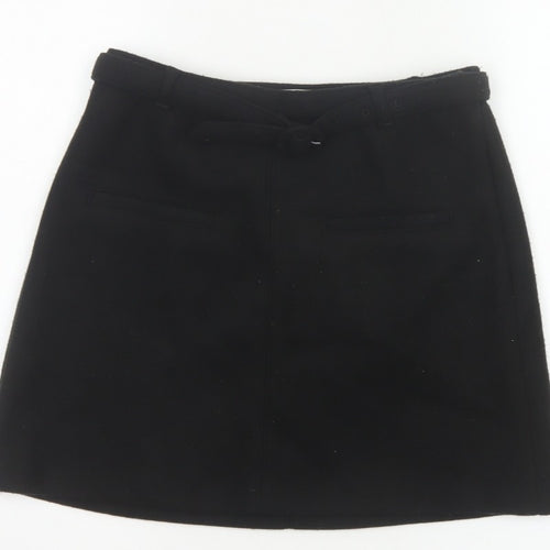 Abercrombie & Fitch Women's Black S A-Line Mini Skirt Lined