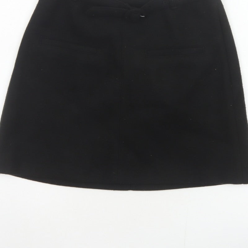 Abercrombie & Fitch Women's Black S A-Line Mini Skirt Lined
