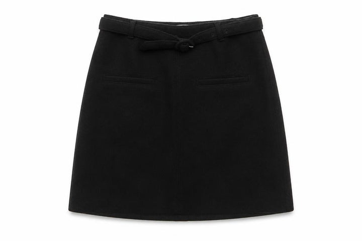 Abercrombie & Fitch Women's Black S A-Line Mini Skirt Lined