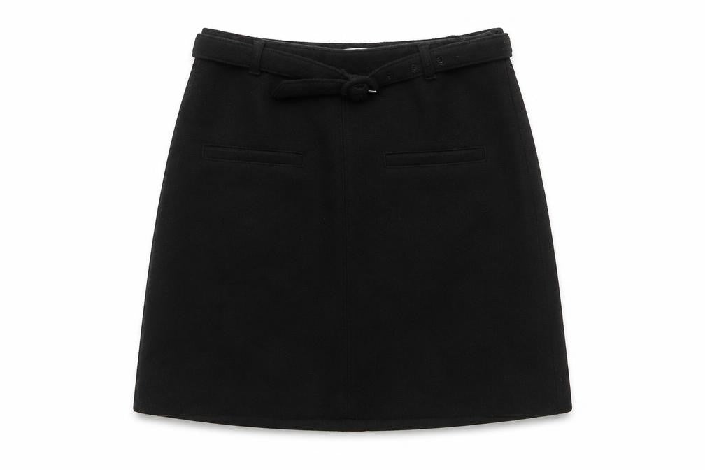 Abercrombie & Fitch Women's Black S A-Line Mini Skirt Lined