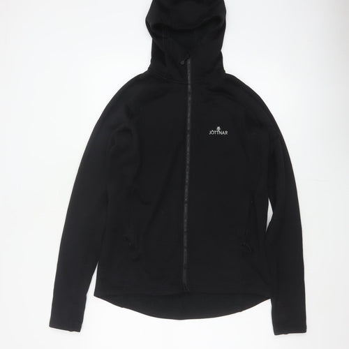 Jottnar Men’s Black M Full Zip Hooded Stretch Fleece Hoodie
