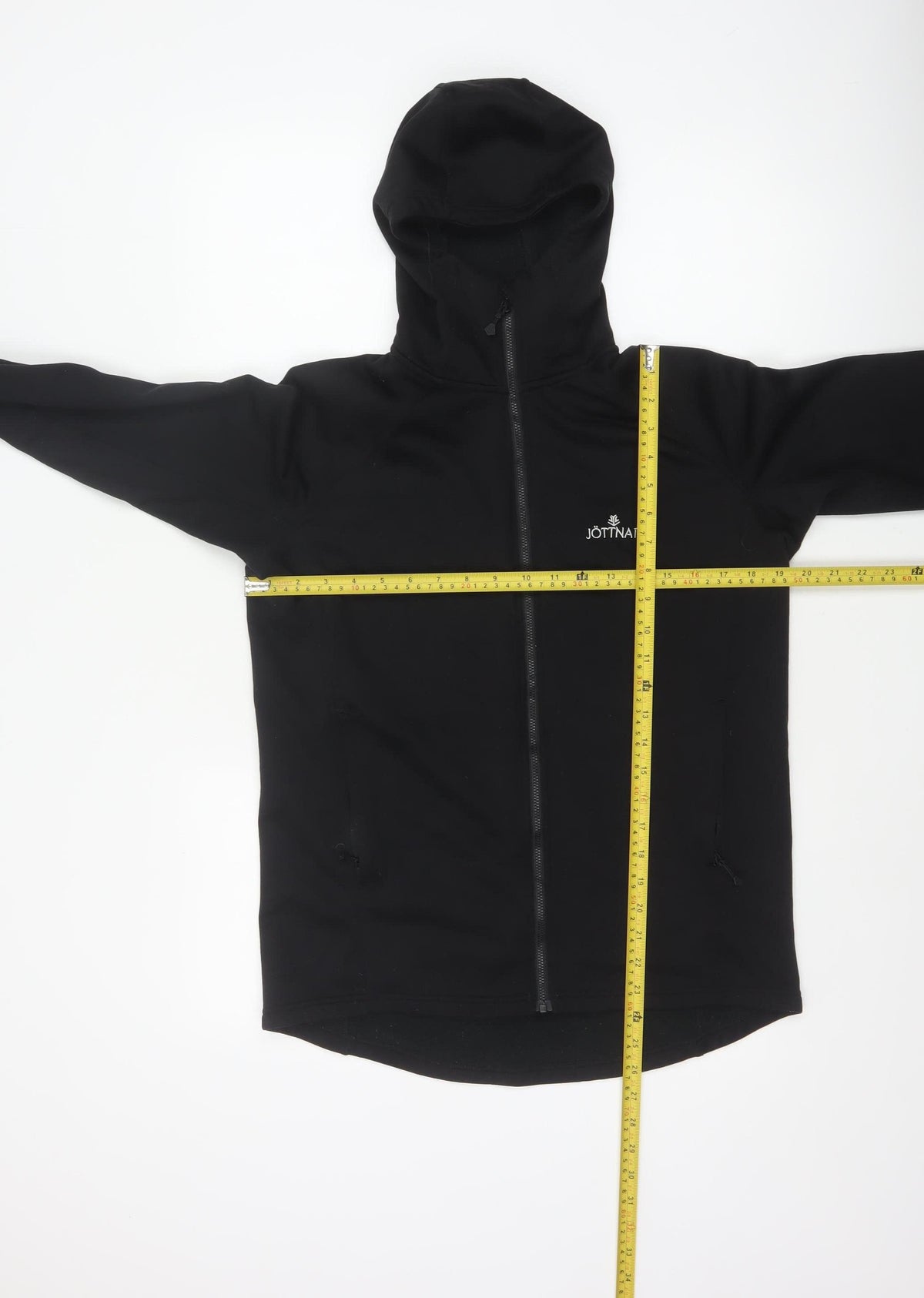 Jottnar Men’s Black M Full Zip Hooded Stretch Fleece Hoodie