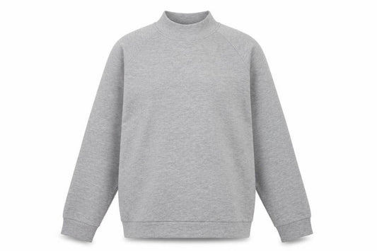 Reiss Men’s Grey M Quarter Zip High Neck Jersey Sweatshirt