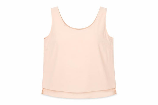 Front view of Dorothy Perkins Women Pink UK 22 Sleeveless Layered Camisole Blouse