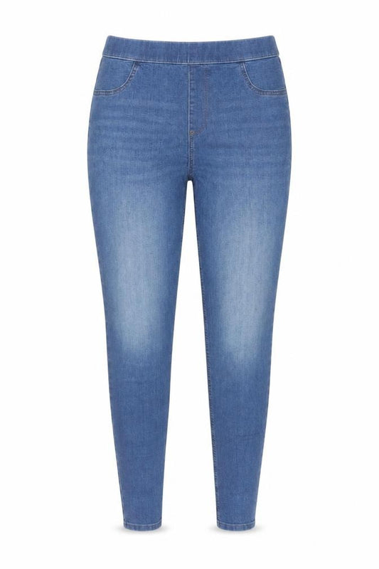 Marks & Spencer Women's Blue UK 14 Long Skinny Stretch Jegging Jeans