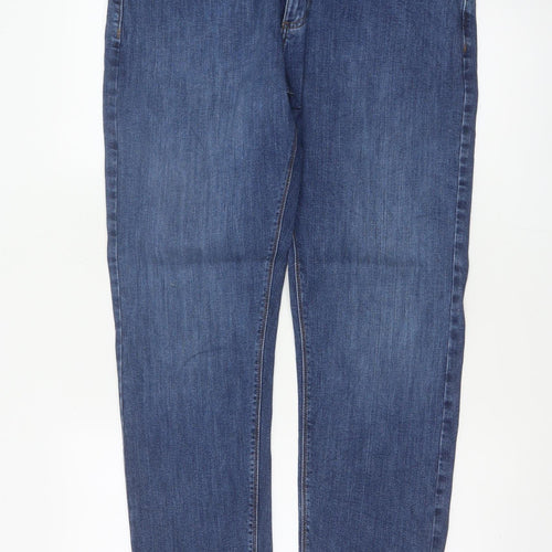 Marks & Spencer Men’s Blue Slim Fit Straight Jeans W34 L29 Short