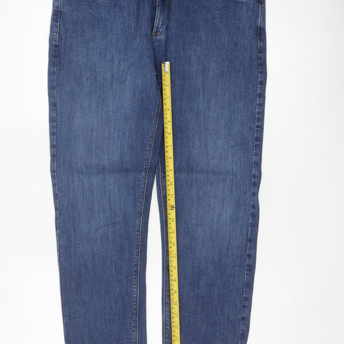Marks & Spencer Men’s Blue Slim Fit Straight Jeans W34 L29 Short