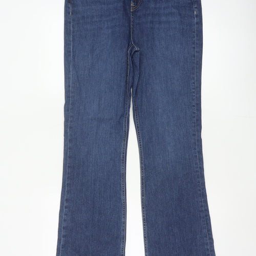 Marks and Spencer Women’s Blue UK 12 Long Bootcut Stretch Jeans