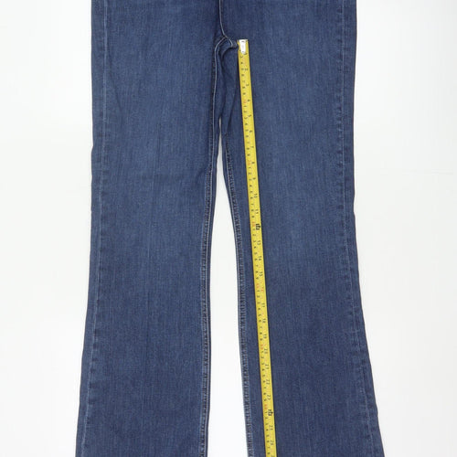 Marks and Spencer Women’s Blue UK 12 Long Bootcut Stretch Jeans