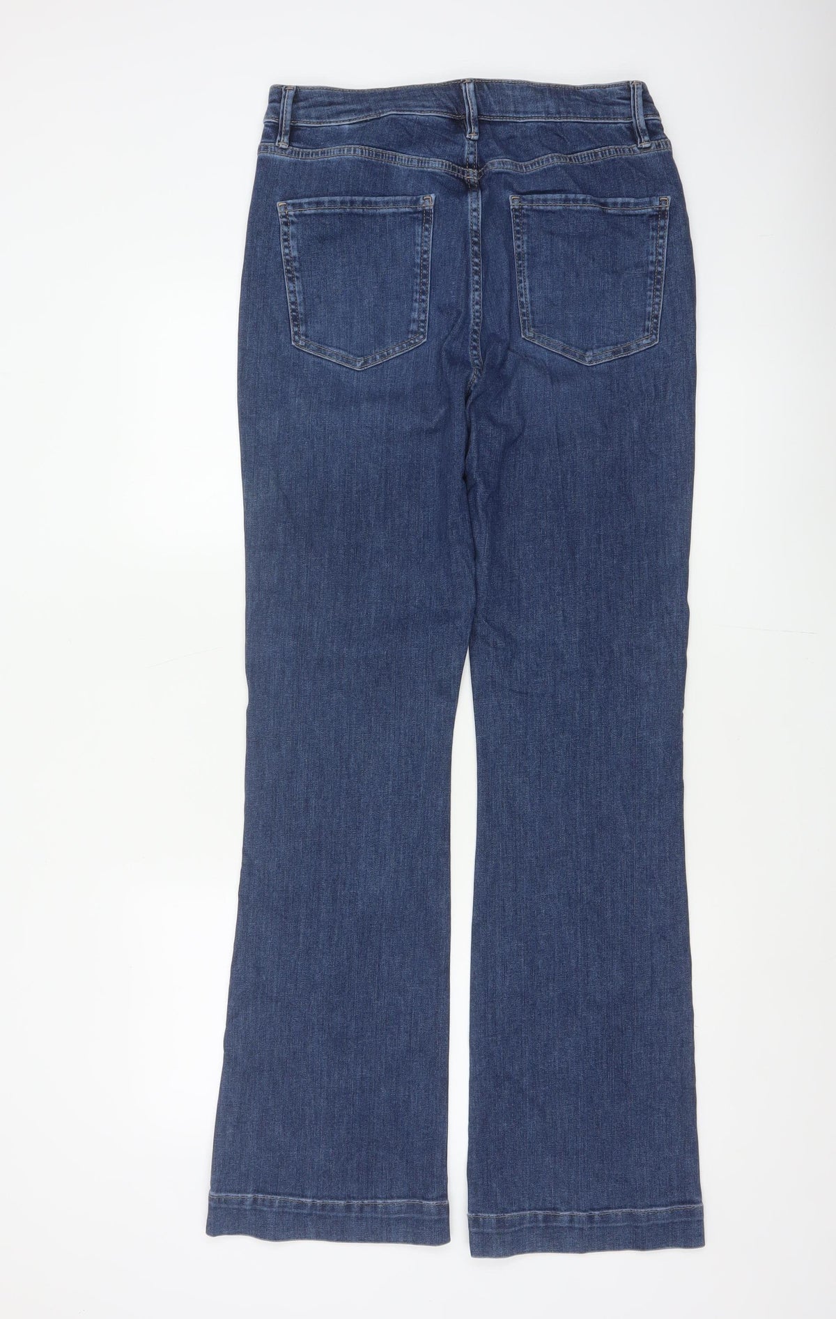Marks and Spencer Women’s Blue UK 12 Long Bootcut Stretch Jeans