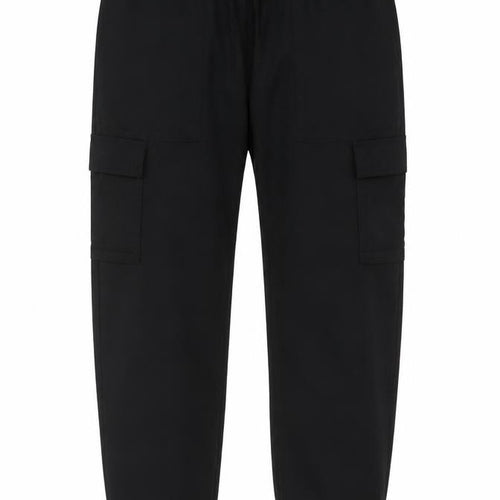 Marks & Spencer Men Black XL Cotton Stretch Cargo Jogger Trousers