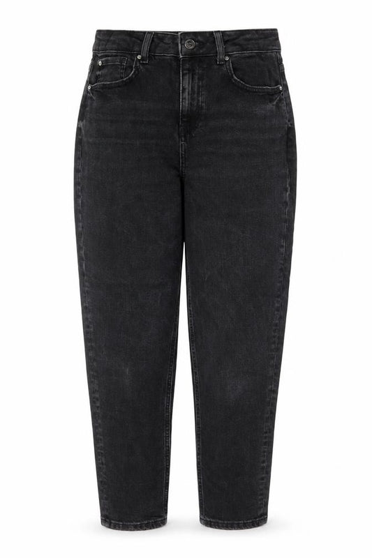 Marks & Spencer Women’s Black UK 12 High Rise Tapered Stretch Jeans