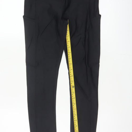 CRZ YOGA Women’s Black UK 6 Skinny Pocket Leggings Yoga Gym