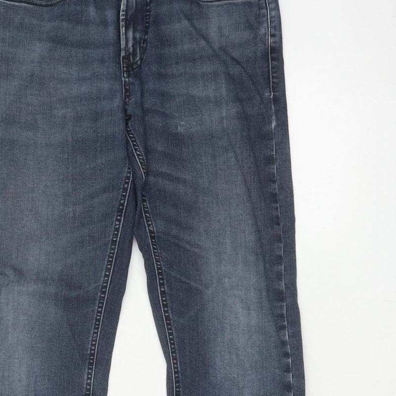 Next Men’s Blue Slim Fit Straight Jeans W30 L31 Medium Wash