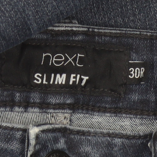 Next Men’s Blue Slim Fit Straight Jeans W30 L31 Medium Wash