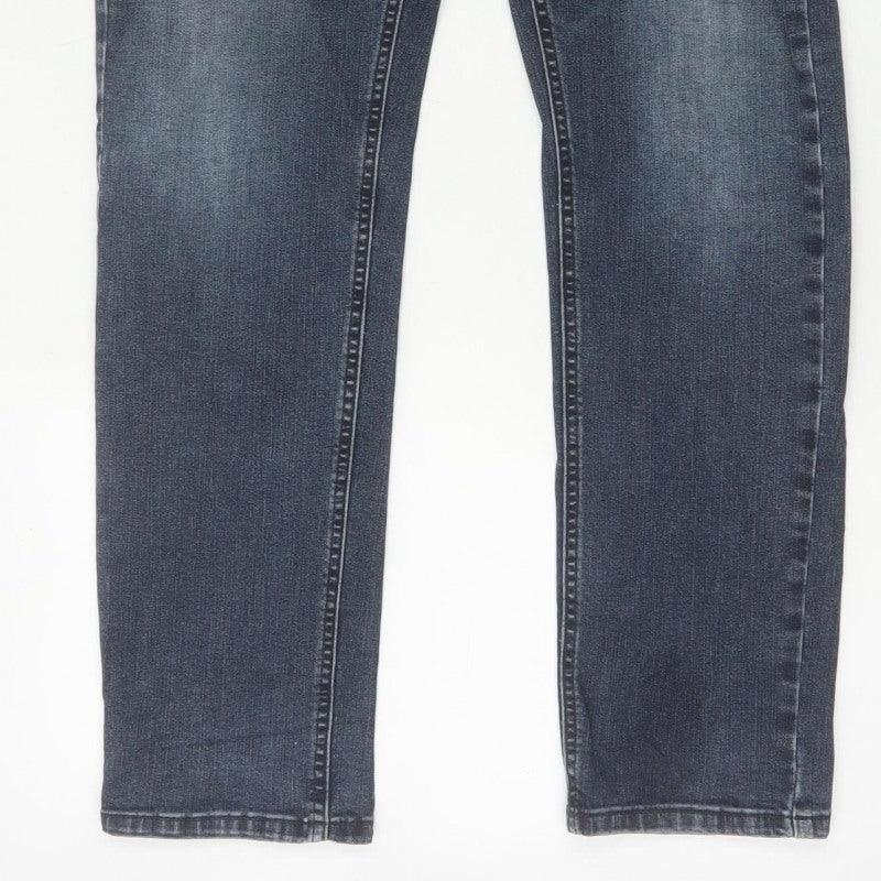 Next Men’s Blue Slim Fit Straight Jeans W30 L31 Medium Wash