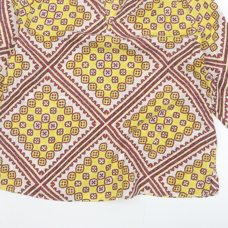 Additional view of Marks and Spencer Women Multicoloured, size 14, Bohemian V-Neck Blouse