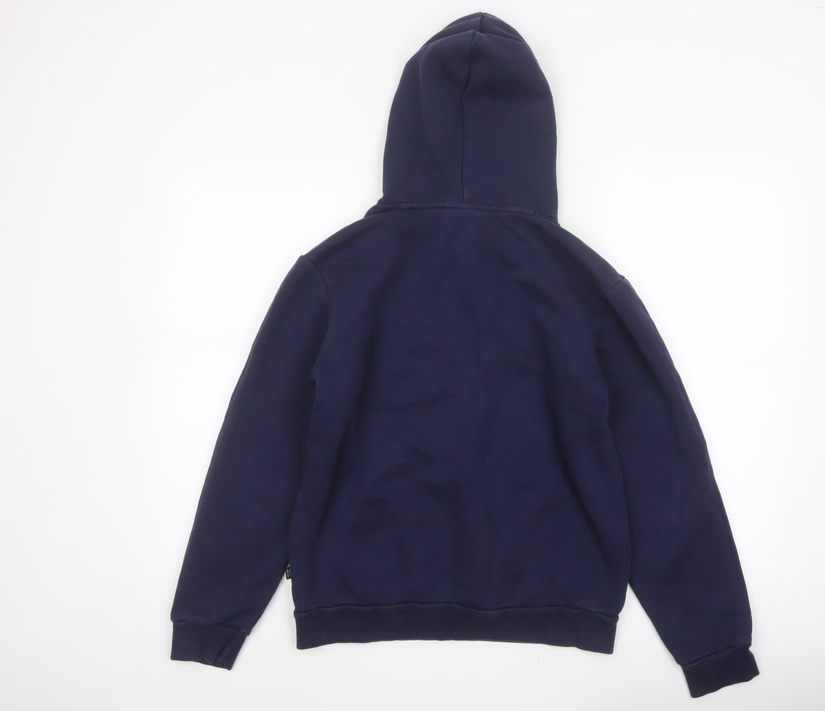 Puma Men’s Navy Blue S Pullover Hooded Logo Fleece Hoodie