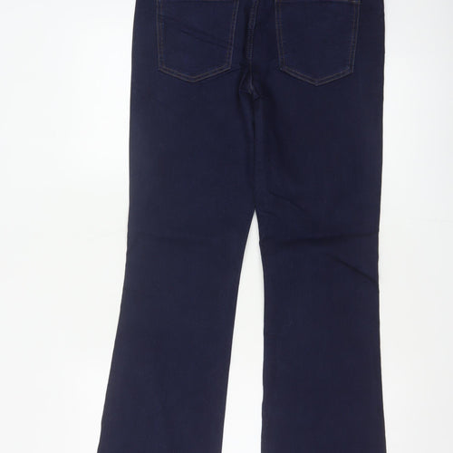 Marks and Spencer Women’s Blue UK 12 Regular Eva Bootcut Stretch Jeans