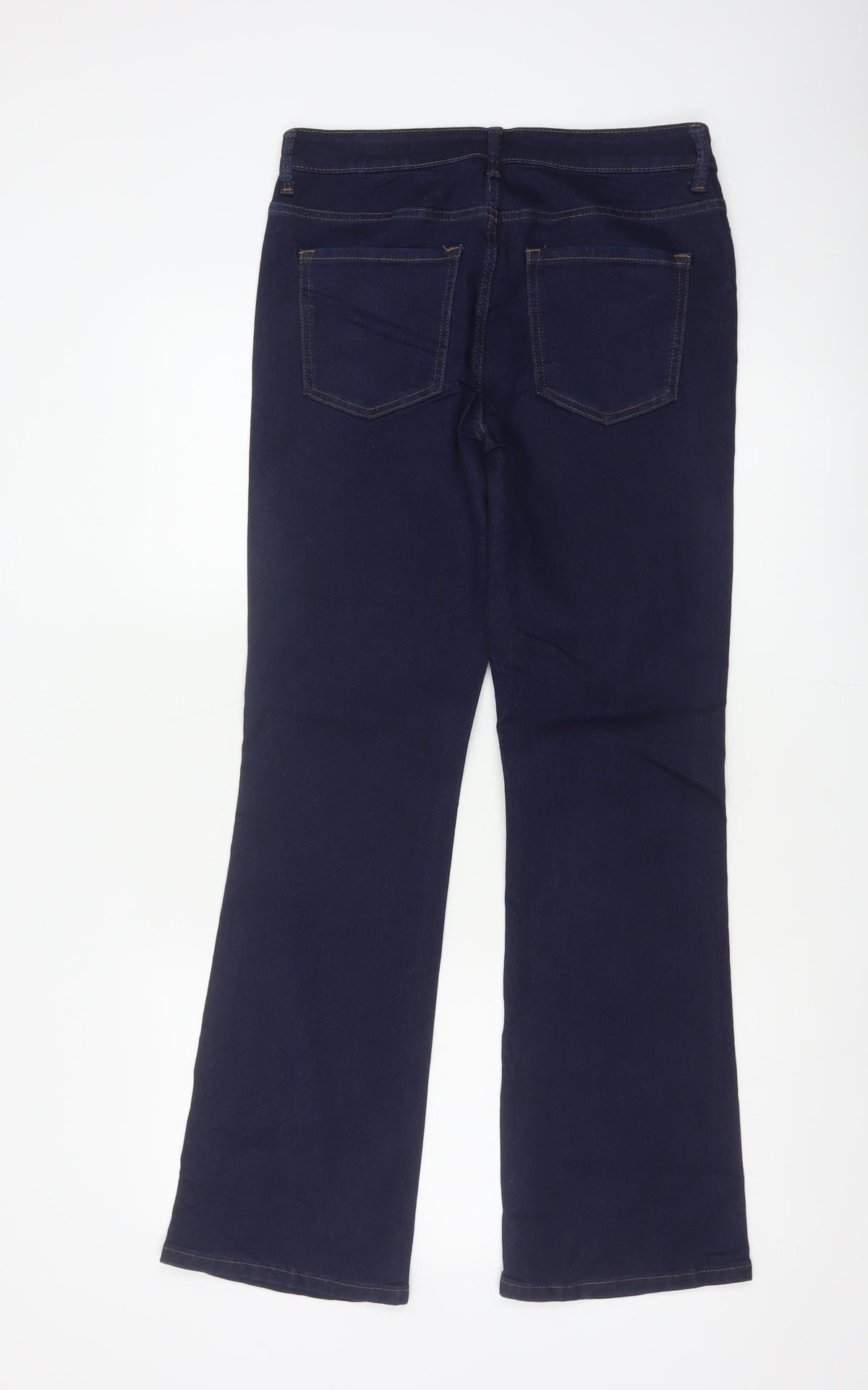 Marks and Spencer Women’s Blue UK 12 Regular Eva Bootcut Stretch Jeans