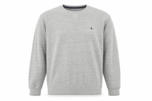 Jack Wills Men’s Grey L Crew Neck Logo Pullover Sweatshirt