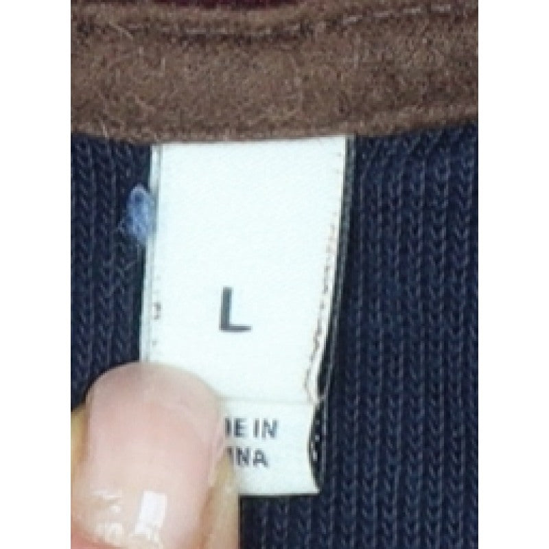 GANT Men's Red L 1/2 Zip Mock Neck Cotton Sweatshirt Logo
