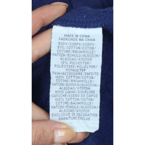 Polo Ralph Lauren Men’s Blue XL Full Zip Hooded Logo Hoodie