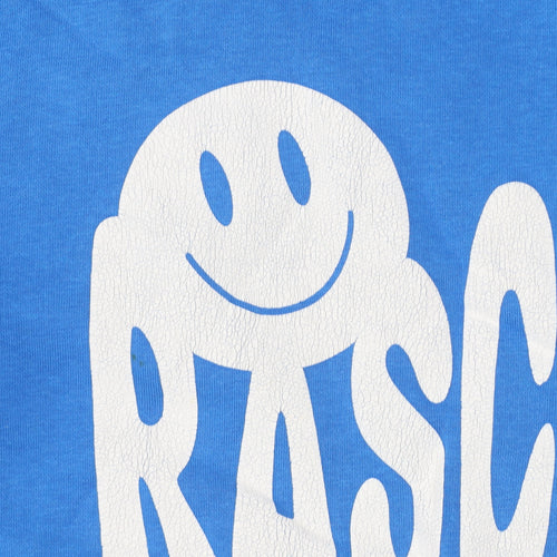Rascal Boys Blue 13-14 Years Pullover Graphic Print Hoodie Fleece