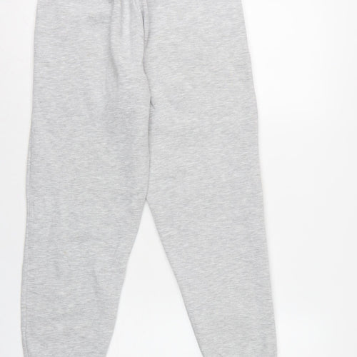Collusion Women Grey Petite UK 8 Cuffed Jogger Sweatpants Drawstring