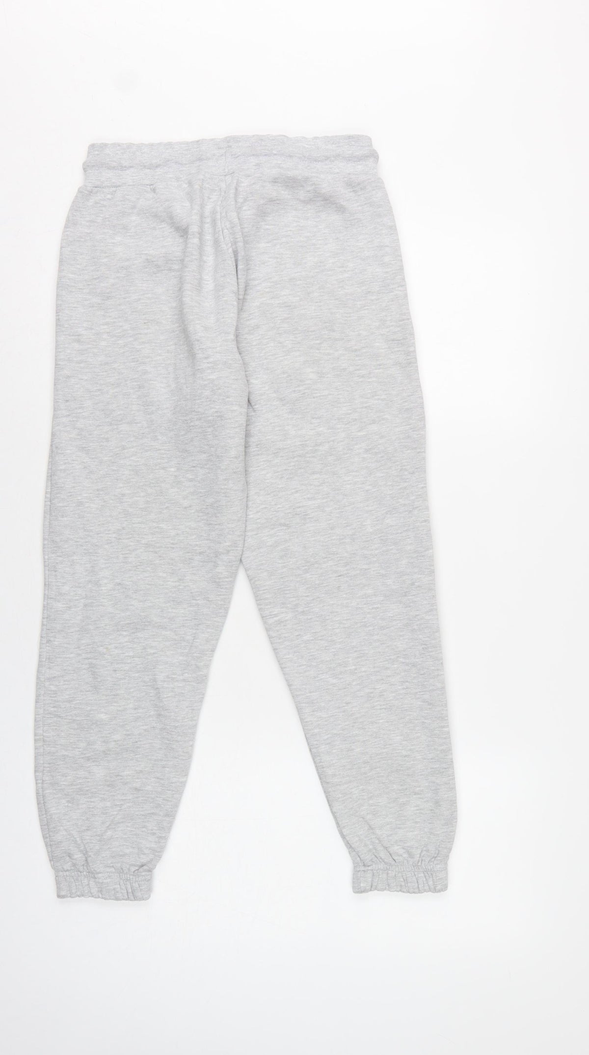 Collusion Women Grey Petite UK 8 Cuffed Jogger Sweatpants Drawstring