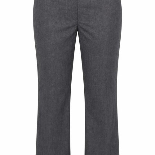 H&M Women Grey UK 10 Straight Leg Dress Trousers Workwear