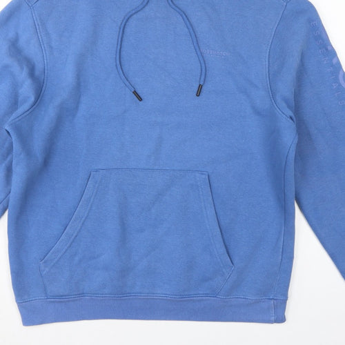 Crosshatch Men’s Blue M Pullover Hoodie Logo Graphic Fleece