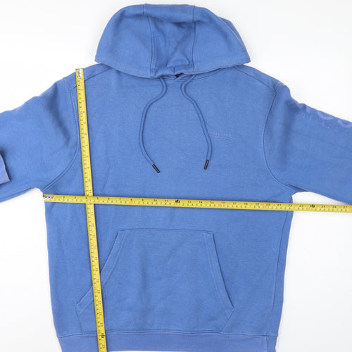 Crosshatch Men’s Blue M Pullover Hoodie Logo Graphic Fleece