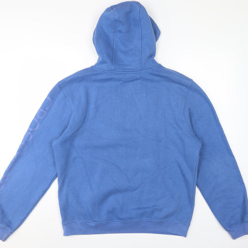 Crosshatch Men’s Blue M Pullover Hoodie Logo Graphic Fleece