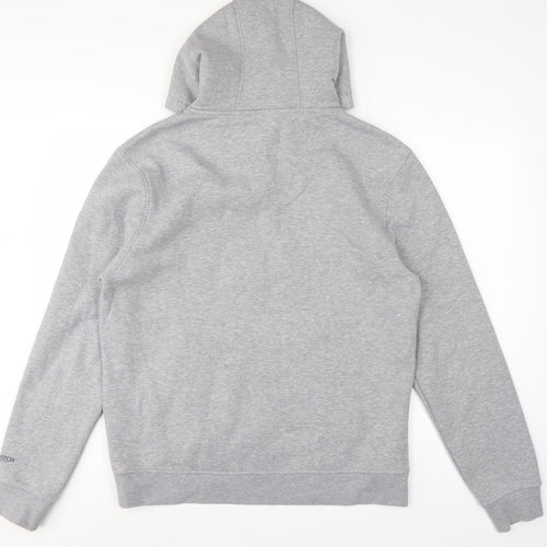 Crosshatch Men’s Grey L Pullover Graphic Logo Hoodie