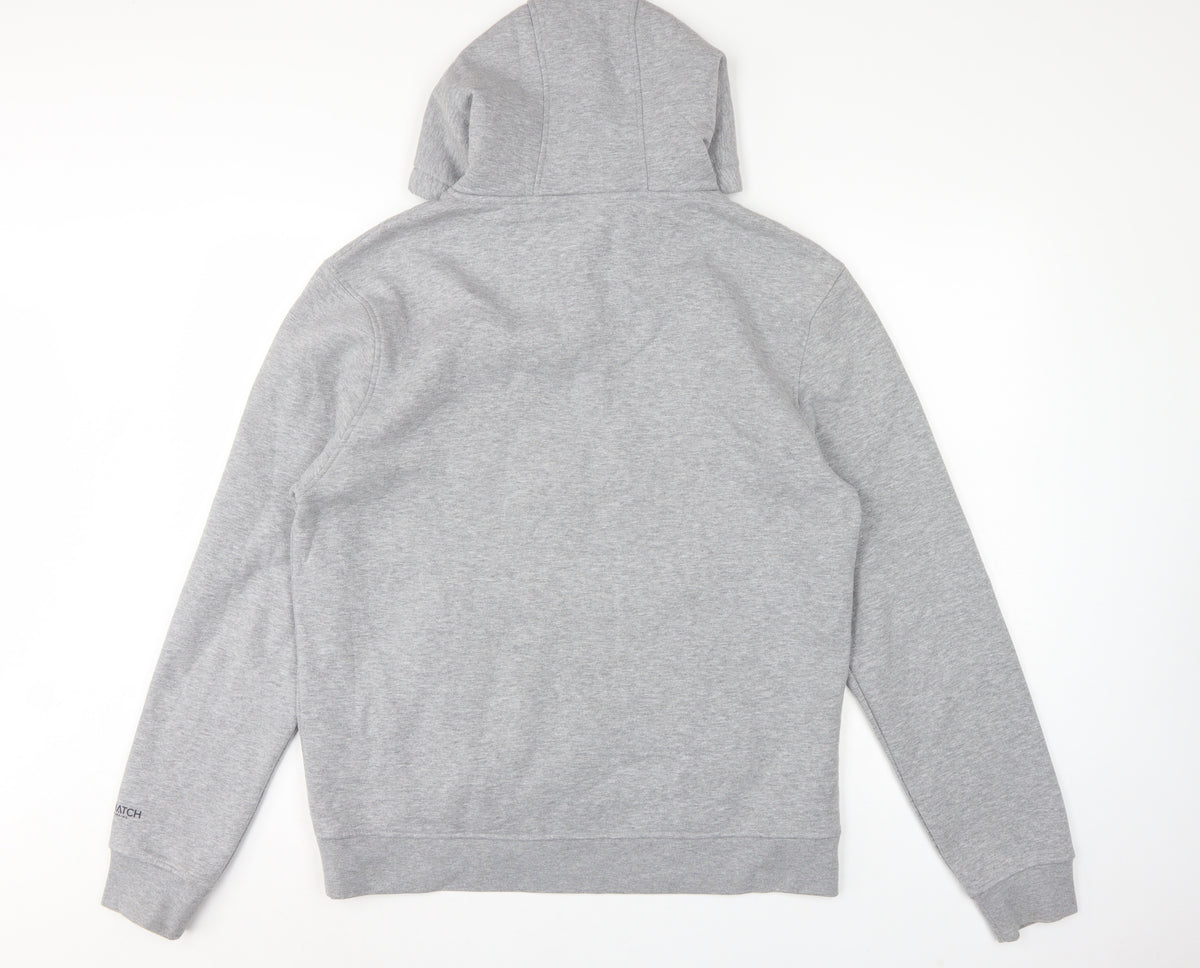 Crosshatch Men’s Grey L Pullover Graphic Logo Hoodie