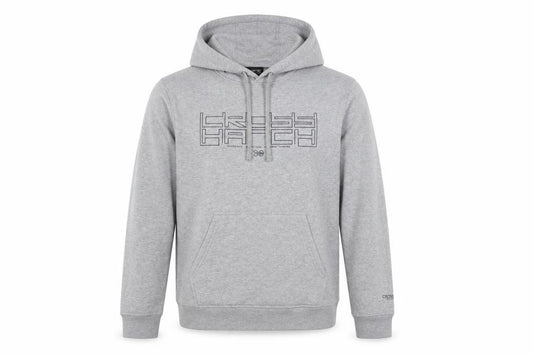 Crosshatch Men’s Grey L Pullover Graphic Logo Hoodie