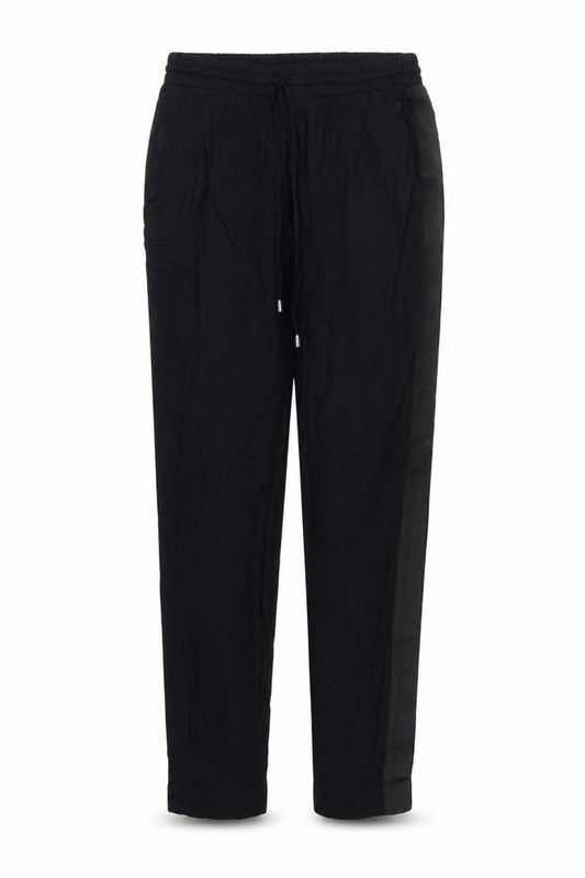 Next Women’s Black UK 10 Long Viscose Jogger Trousers Drawstring