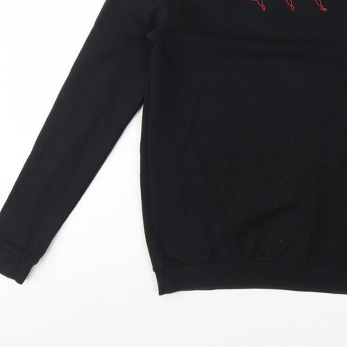 Puma Women’s Black XS Logo Crew Neck Pullover Sweatshirt