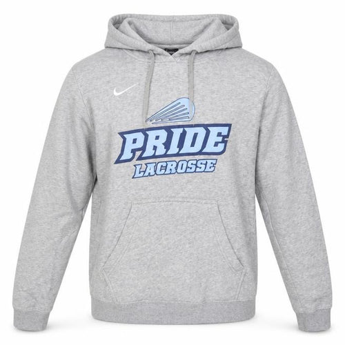 Nike Unisex Grey M Pullover Hoodie Pride Lacrosse Logo Sports