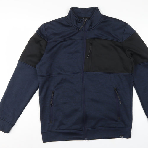 U.S. Athletic Men’s Navy Medium Full Zip High Neck Sweatshirt